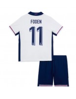 England Phil Foden #11 Hjemmedraktsett Barn EM 2024 Korte ermer (+ bukser)